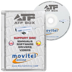 Advance Turbo Flasher [ATF Box] CD or DVD disk covercase with software, drivers, manuals and videos