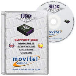 Easyunlocker Box CD or DVD disk covercase with software, drivers, manuals and videos