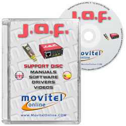 Jaf Box Pkey CD or DVD disk covercase with software, drivers, manuals and videos