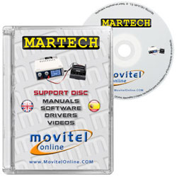 Cartula Martech Analyzer CD o DVD con software, drivers, manuales y videos