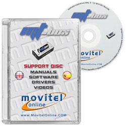 Mt-Box CD or DVD disk covercase with software, drivers, manuals and videos