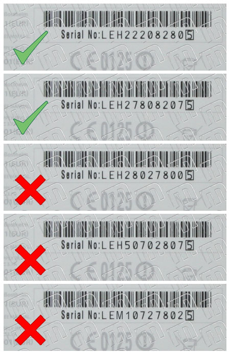 Nintendo Wii Serial Numbers schema about modchips compatibility