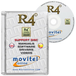 R4 SDHC Gold Pro 2017 CD or DVD disk covercase with software, drivers, manuals and videos