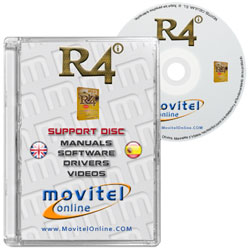 Cartula Disco R4i MAX Revolution CD o DVD con software, drivers, manuales y videos