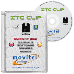 Cartula Disco XTC CLIP Box CD o DVD con software, drivers, manuales y videos