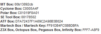 Unlock Boxes Serial Numbers Samples