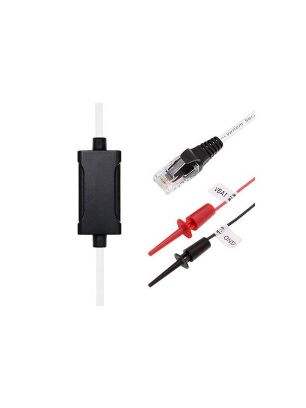 RIFF JTAG Box RJ45 Power Supply Cable - This special cable allows you to power the phone or boards without an external power supply. Simply connect the RJ45 connector into your RIFF JTAG Box and the clamps directly to the handset board that you need to power or repair and you ready to go.