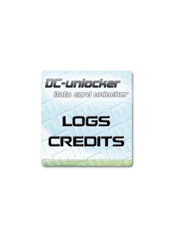 Crditos para DC Unlocker - Elija la cantidad de logs que necesite para recargar su DC-Unlocker Dongle USB. Tambin vlidos para recargar su Vygis Box o Rocker Box con licencia de DC-Unlocker activada. Con estos crditos podr liberar los ltimos telfonos, modems USB, MiFis, routers 3G y 4G de marcas como Huawei, ZTE, vodafone, Orange, T-Mobile, Novatel, Option, Amoi, Ovation, etc...