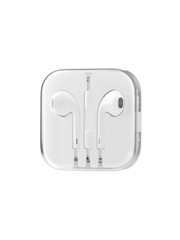 Auriculares EarPods con mando, micro y estuche - Auriculares tipo EarPods compatibles con iPhone, iPad y iPod con mando y micro. Se adaptan a todo tipo de odos mantenindose en su sitio. La calidad de estos EarPods es comparable a la de auriculares de gama alta pero cuestan mucho ms baratos. Con el mando podr ajustar el volumen, controlar la reproduccin de msica y vdeo, y responder o colgar llamadas. Incluyen caja para guardarlos y transportarlos con el cable enrollado.