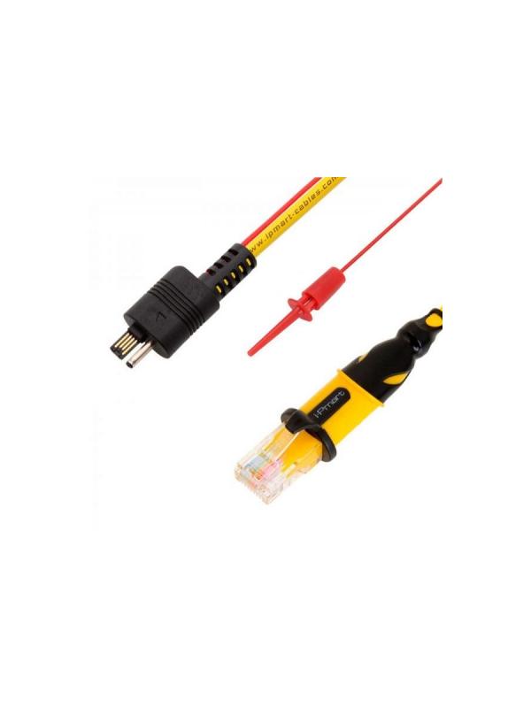 Cable Nokia DCT4+ Easy Flash v2 2760 / 2630 / 2680s / 2320 / 2330c 8pines con pinza VBAT (BX Series) - 