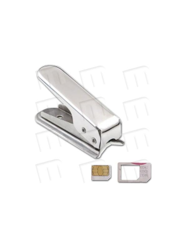 microSIM Cutter for iPhone 4 / 4S / iPad 3G / 4G / Galaxy S3 i9300 - Cut accurately and safely a normal SIM card to the new microSIM format for iPhone 4, iPhone 4S, iPad 3G, iPad 2 3G, New iPad 4G or Samsung Galaxy S3 i9300. Valid for any cell phone, USB modem or device, even if your carrier does not have available specific data plans for iPads, iPhone 4 / 4S or Samsung Galaxy S3 i9300.