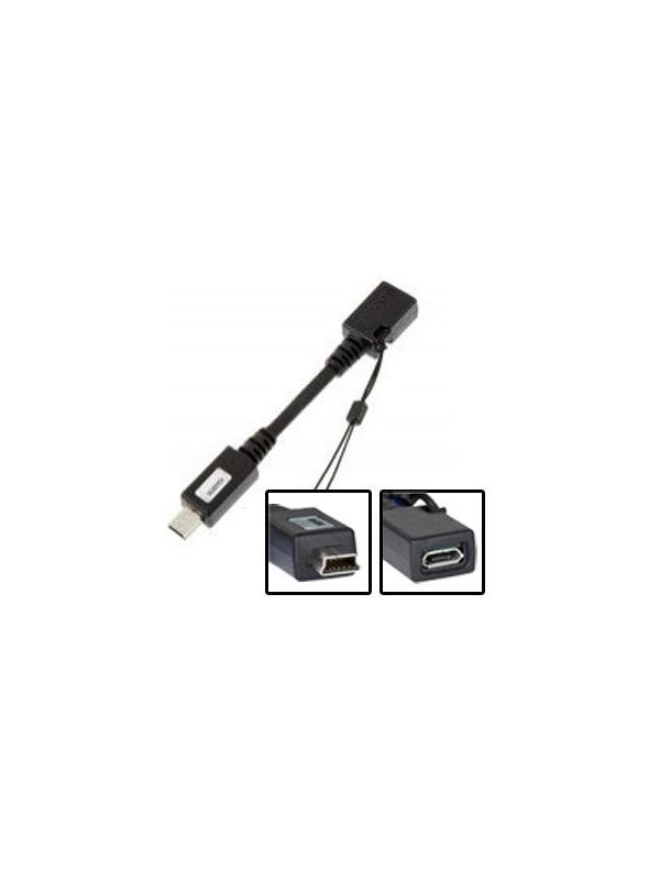 microUSB (female) to miniUSB (male) Converter - Use and convert all accessories, cables, chargers, etc ... that you already have with microUSB connector on the miniUSB devices without re-buy the whole collection again! Save huge amounts of money and space! Supports data synchronization and charging fully transparent!