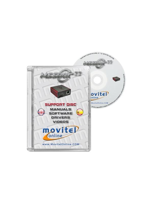 Disco de Soporte para MSS Box 2 con Manuales, Software y Videos