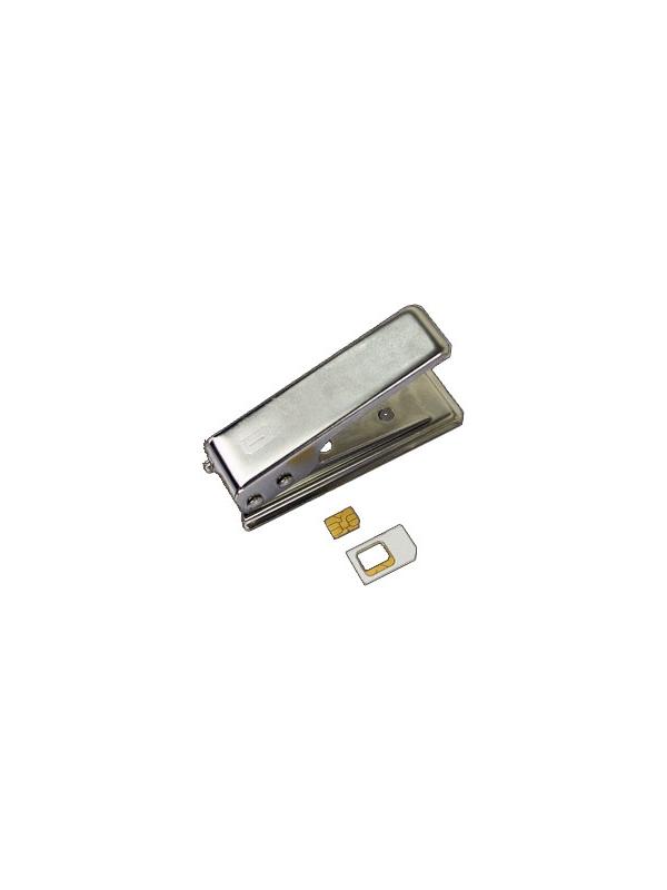 Cortador tarjetas nano SIM para iPhone 5 + Kit de 3 Adaptadores GRATIS