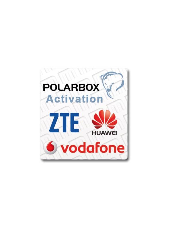 Huawei + ZTE + Sagem + Vodafone Permanent Activation for Polar Box [License 3] - Enable in your Polar Box the FREE Unlocking of the latest Sagem and Vodafone models (LoCosto + Callypso platforms), as well as USB and PCMCIA Modems from brands such as ZTE, Option, Huawei, Vodafone, Novatel Merlin, Novatel Ovation and Sierra Aircard. Once purchased this Activation, you will start to enjoy it within minutes of its Unlimited and Permanent usage for your Box! Without logs or credits!