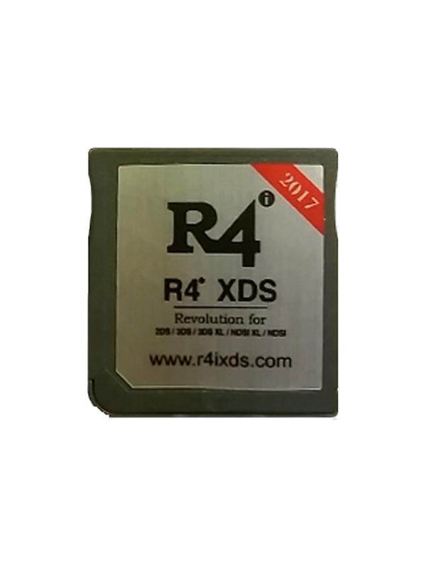 R4 XDS Black Box 2017 + 32 Gb microSD + Installed Games - Multimedia flash cart for Nintendo 2DS, New 3DS, New 3DS XL, 3DS, 3DS XL consoles even with firmware v11.2.0-35E. It includes a 32 GB microSD card with Games Installed and tested with your multimedia flash cart. It also works with the classic DS, DS Lite, DSi and DSi XL with v1.4.5E. We ship from Spain by 24 hours express courrier service.