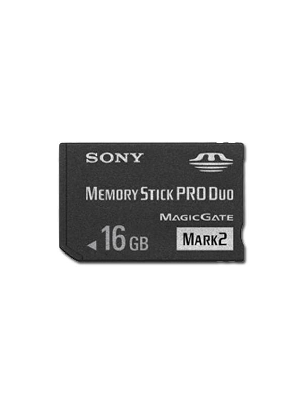 Memory Stick PRO DUO 16GB Card with Adapter - 