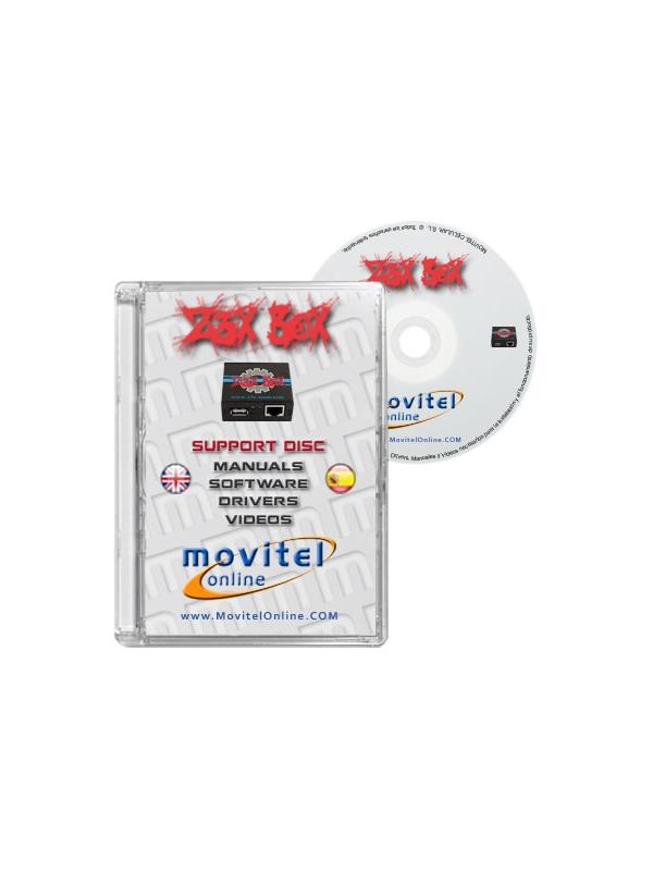 Disco de Soporte para Z3X Box con Manuales, Software y Videos
