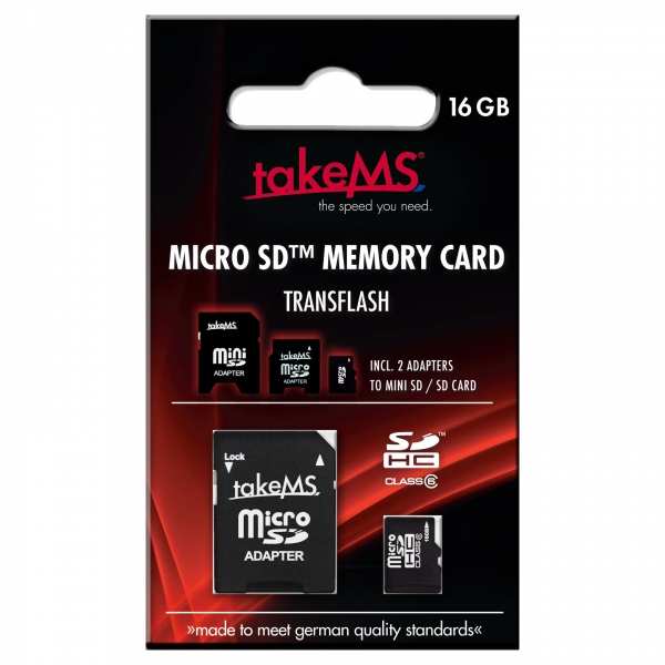 SD TakeMS Tarjeta de Memoria Secure Digital SDHC 8 GB Clase 6 